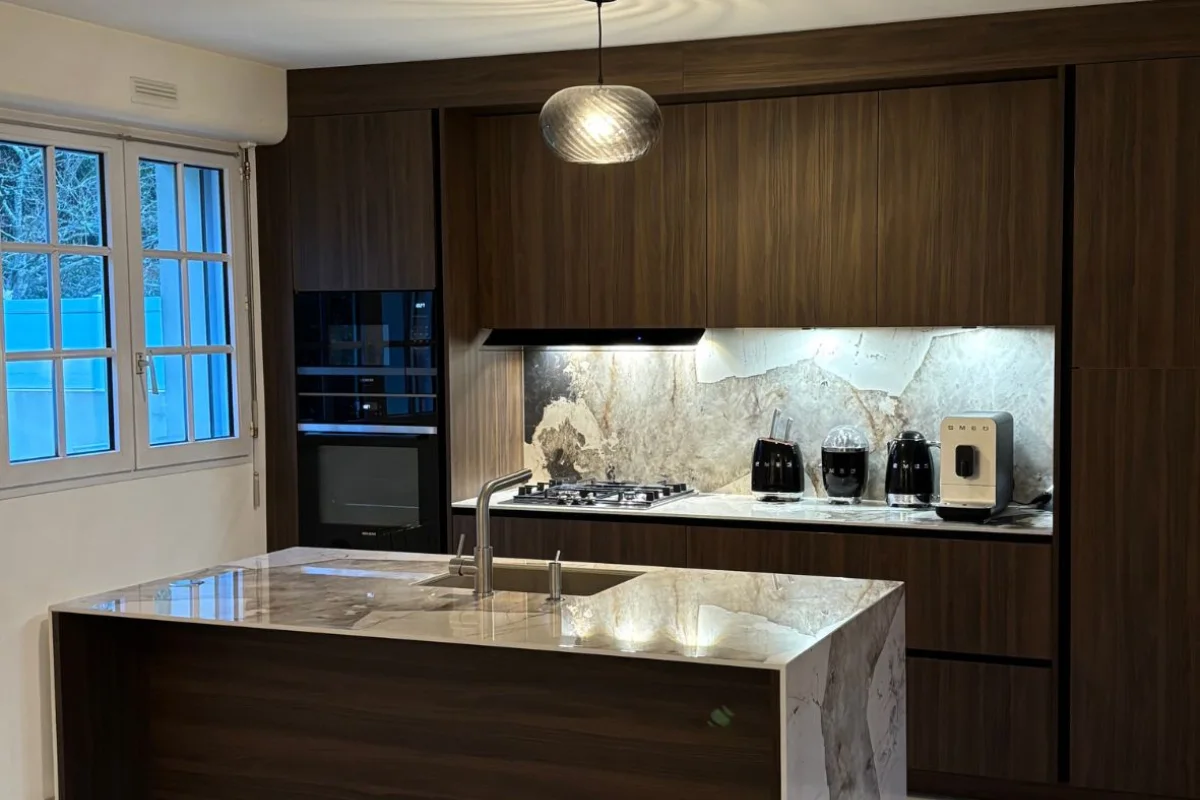cuisine bohars bois granit